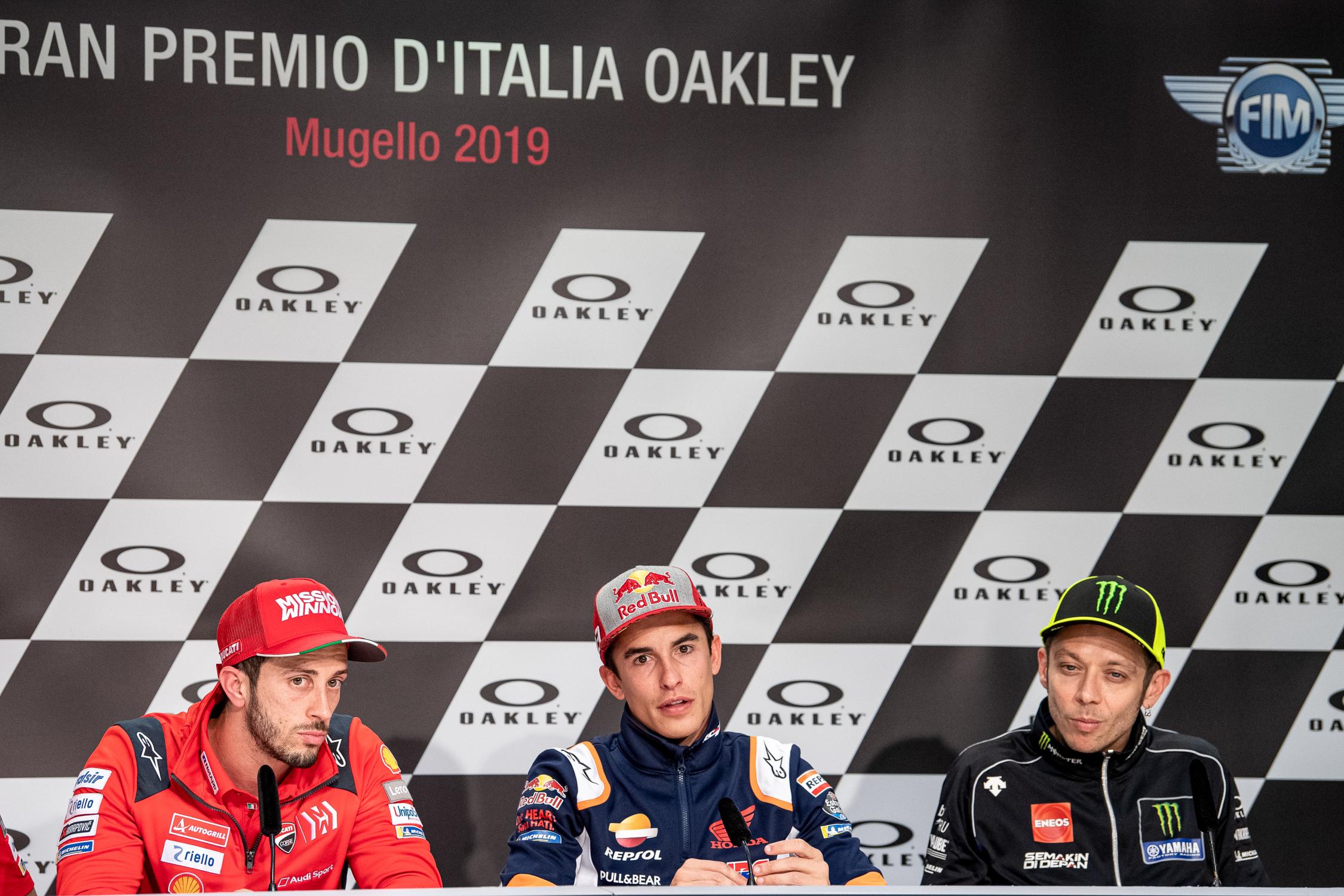 Tisková konference před MotoGP Itálie 2019