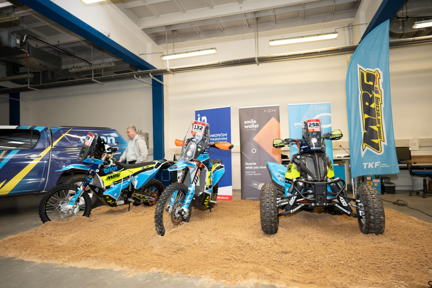 Představení týmu Orion – Moto Racing Group před Dakarem 2020