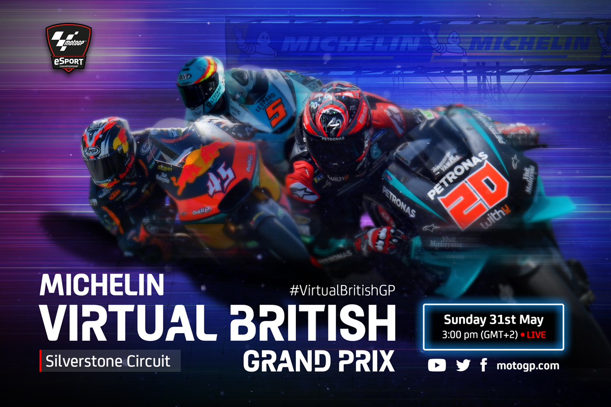 Virtuální britská Grand Prix 2020